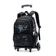 thumbnail image 1 of High-capacity on 2/6 Wheels Waterproof Luggage Rolling Bag Student Shoulder Backpack Detachable Children Rolling School Bags, 1 of 3