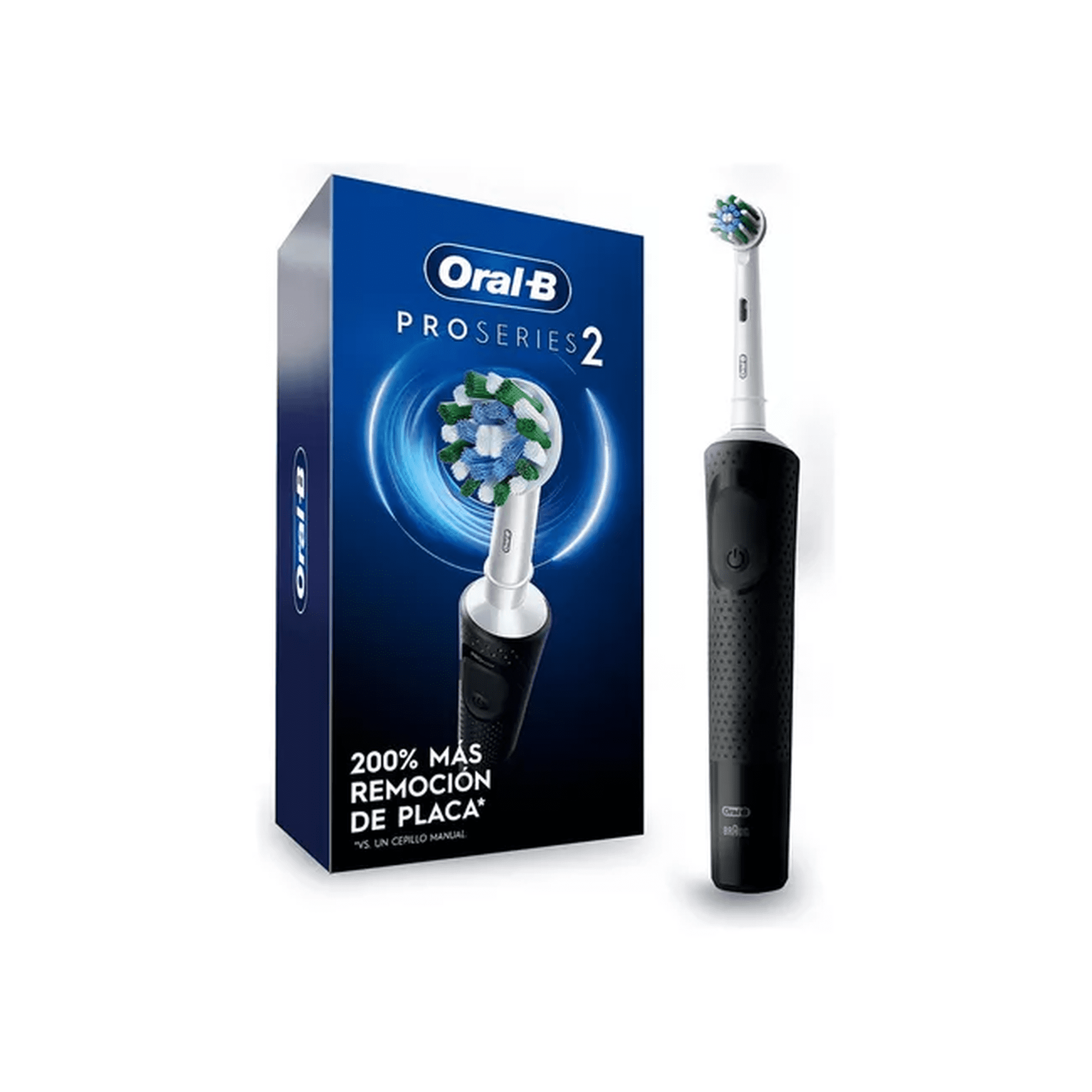 Genérico - Cepillo De Dientes Eléctrico Ultrasónico Oral-b Pro Series 2, Color Negro