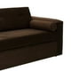 thumbnail image 4 of Sofa Vivo 3c Felpa 30 Chocolate, 4 of 5