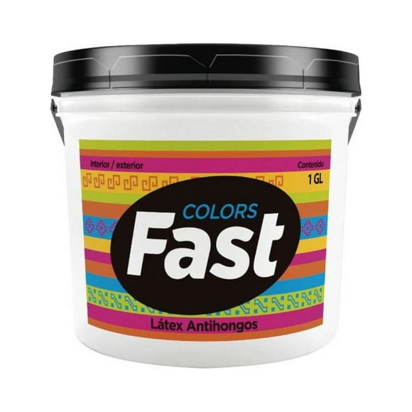 Latex Fast Antihongo Turquesa Galon