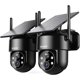 thumbnail image 1 of Cámara de Seguridad LITYMOL 2K Solar Inalámbrica Exterior 360°, 1 of 9