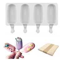 Genérico - Moldes De Silicona Para Helados Molde Paletas Helado Paletas