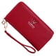 thumbnail image 1 of Cartera de mujer, cartera larga con cremallera para estudiante, cartera informal, cartera para teléfono móvil, cartera moderna para mujer, 1 of 5