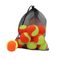 Magideal - 20 Pelotas De Tenis Elásticas De 2,52 Pulgadas De Diámetro, Pelotas De Juguete Para Perros De Entrenamiento Elásticas, Pelotas De Entrenamiento Resist Naranja Amarillo