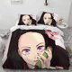 thumbnail image 1 of Dem-on- Kill-er Ne-Zuko An-ime Girl Duvet Cover- Set, % -Microf-iber Bedding- Se, 3 Pieces- Ultra S-oft Skin-Friendly -Comforter -Cover Se-, 1 of 5