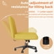 thumbnail image 3 of Silla de oficina Shintenchi Criss Cross sin brazos giratoria amarilla, 3 of 4