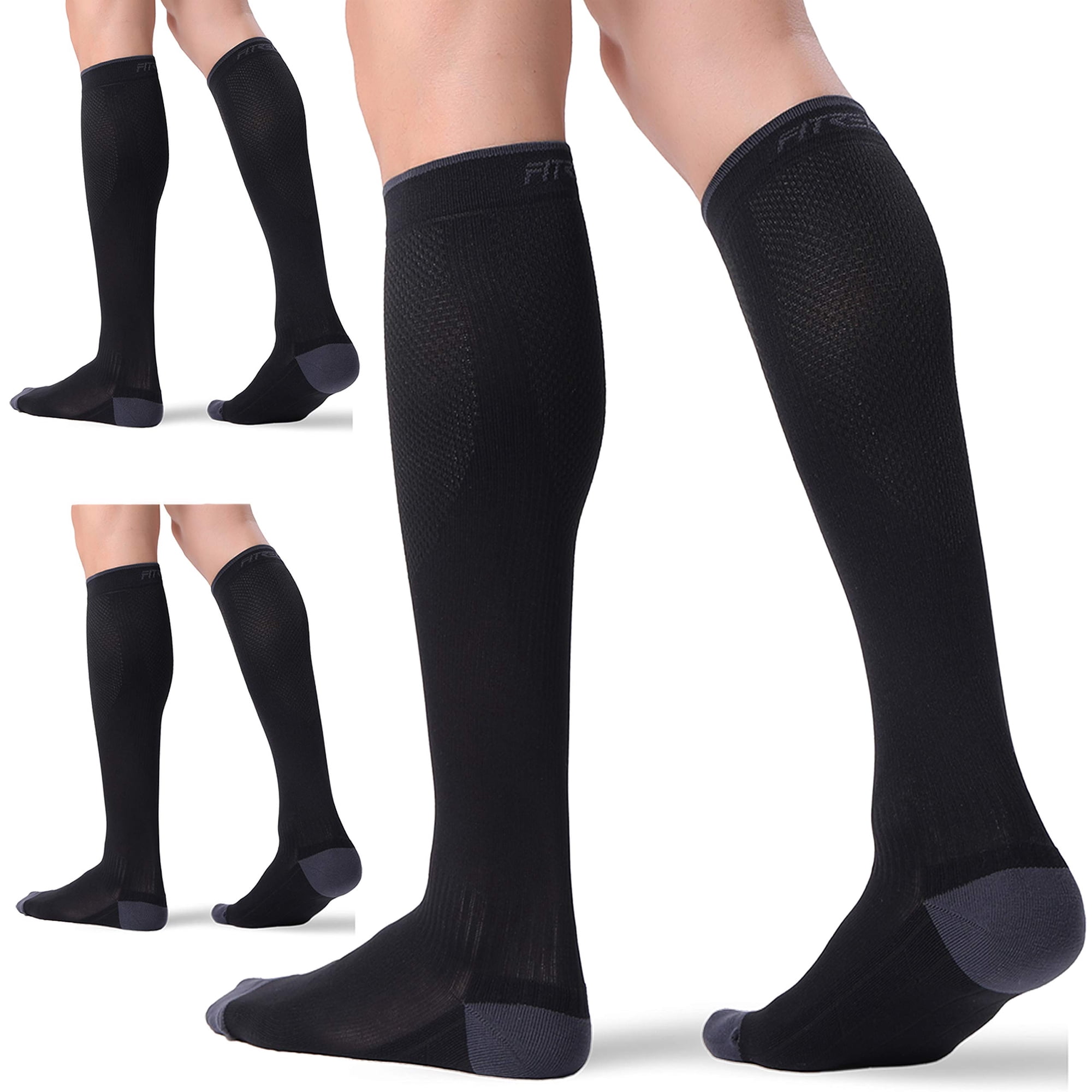 Calcetines De Compresión Fitrell Para Mujeres Y Hombres De 20-30 Mmhg