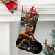 thumbnail image 2 of Black Adam Tema: Calcetines de Navidad, fino lino blanco para colgar en escaleras y chimenea, decoración navideña para el hogar, regalo de Navidad. 45cm × 32cm, 2 of 5