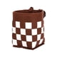 thumbnail image 4 of Cesta Plegable Para Cuadro De Bicicleta, Triciclo Multiusos Para Picnic, Bolsa De Compras, Correa Marrón Y Blanca Para Ciclismo, 4 of 5