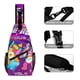 thumbnail image 3 of Osos Cariñosos Riñonera Bandolera con Estampado Integral para Hombres y Mujeres, Bolso Cruzado Gráfico de Tendencia, Mochila de Hombro Streetwear para Ciclismo y Deportes, Riñonera Versátil Casual, 3 of 6