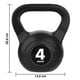 thumbnail image 3 of Kettlebell Mancuerna Pesa Rusa Cemento 4 Kg Negro, 3 of 6