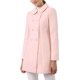thumbnail image 2 of INSPIRE CHIC Abrigo de Mujer con Cuello Peter Pan Doble Botonadura Trinchera de Invierno Abrigo Pea Rosa M, 2 of 7