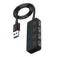 thumbnail image 3 of Hub USB 3.0 Compacto De 4 Puertos Con Interruptores De Alimentación LED Individuales Para MacBook, 3 of 5