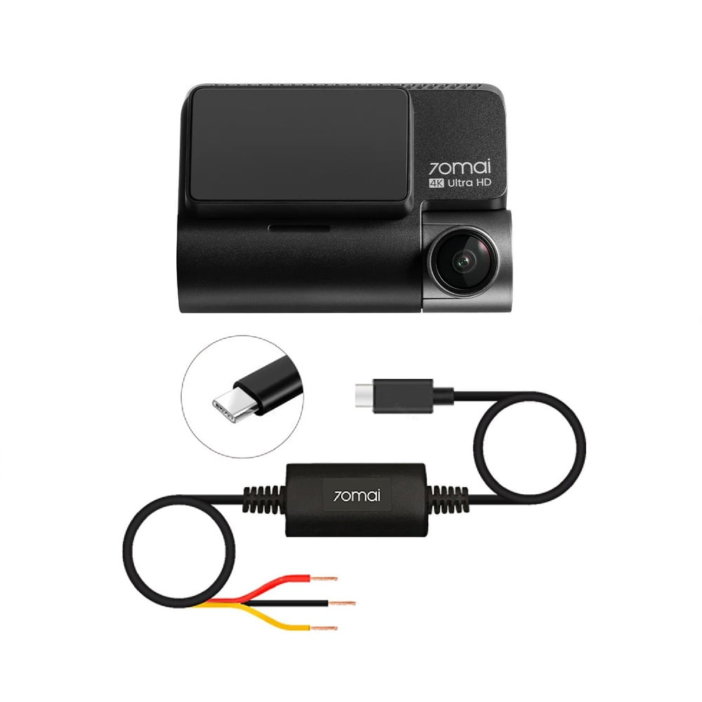Pack 70mai A810 Cámara Para Vehículo 4k Hdr Gps Adas Wifi Y Visión Nocturna + Kit De Cableado Up03