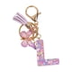 thumbnail image 3 of Llavero De Resina Adornos Niñas Mujeres Regalos Alfabeto Inglés Llavero Llavero L, 3 of 5
