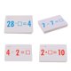 thumbnail image 1 of Tarjetas de matemáticas de 144 piezas para materiales educativos de la escuela primaria, 1 of 3