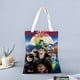 thumbnail image 2 of Hotel Transylvania Bolso de tela con estampado de lienzo para mujer, bolsa de compras reutilizable y estética, con cremallera interior, regalo para mujer,40*40cm., 2 of 6