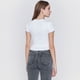 thumbnail image 2 of Polera Mujer M/C Rib Cuello V Roulette Blanco Corona, 2 of 5