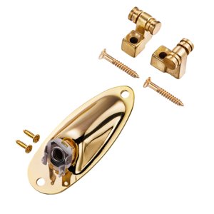 Bothyi - Rodillo De Guitarra, Árbol De Cuerdas, Herrajes Metálicos Con Conector Jack Cargado, Piezas De Placa Estilo A