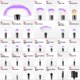 thumbnail image 2 of Set de brochas de maquillaje Vander Professional, 32 unidades, con bolsa, color morado, 2 of 9