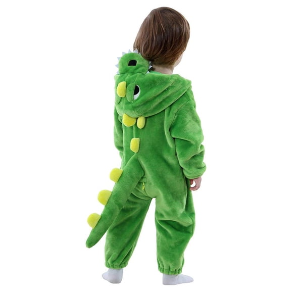 Disfraz LOLANTA de forro polar con forma de dinosaurio para niños pequeños, de 18 a 23 m