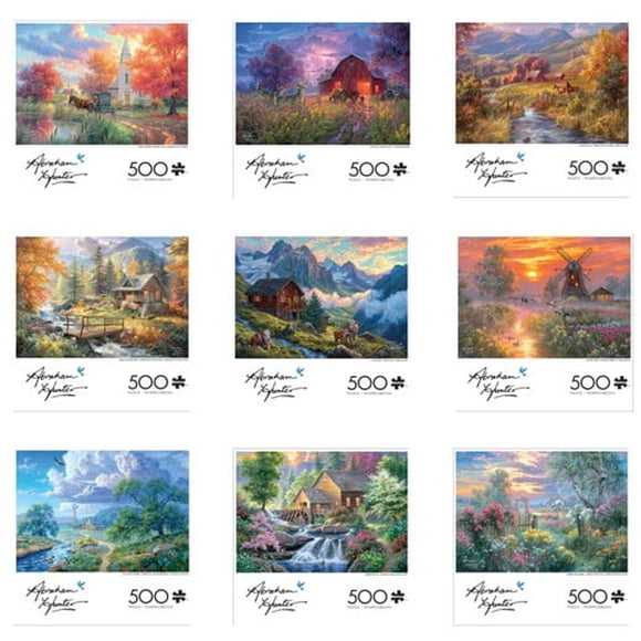 Puzzle Buffalo Games Abraham Hunter 500 Piezas Escénico