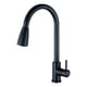 thumbnail image 2 of Llave de Cocina Monomando con Ducha Extraíble Negro Mate, 2 of 3