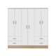 thumbnail image 1 of Clóset Maipo 6 Puertas Olmo Blanco, 1 of 4