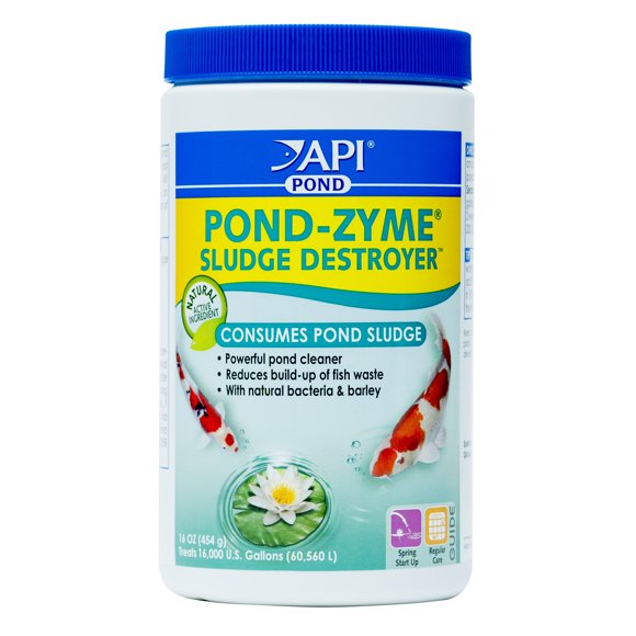 Limpiador de estanques API POND-ZYME SLUDGE DESTROYER, envase de 454 g