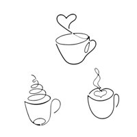 Magideal - Decoración De Pared De 3 Piezas Con Taza De Café, Decoración De Pared, Decoración Del Hogar, Regalo, Adorno, Letrero De Café Para Baño, Vacaciones, Fi