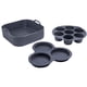 thumbnail image 1 of Set de accesorios para freidoras Gourmia Silicone Liner Egg Bite, 1 of 9