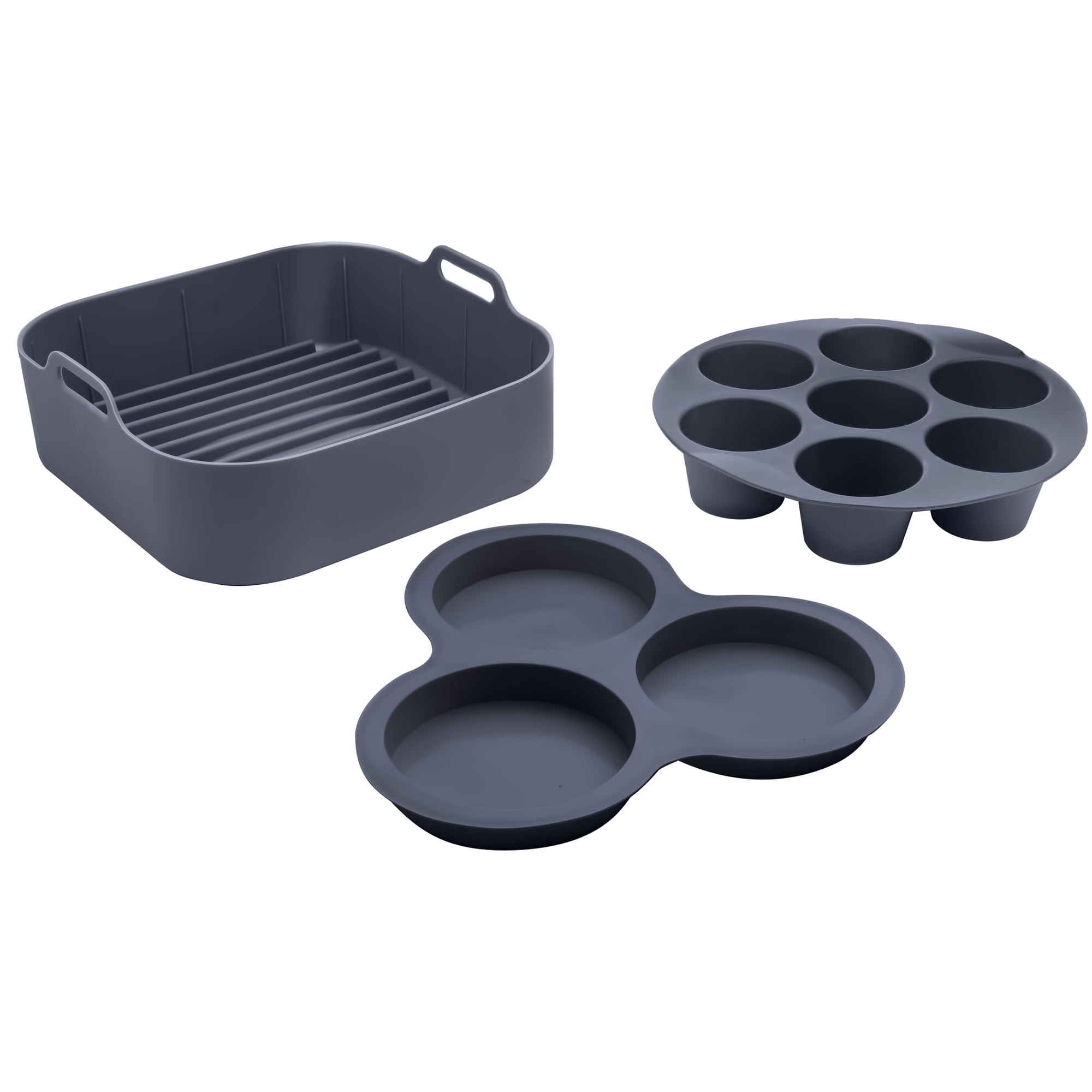 Set De Accesorios Para Freidoras Gourmia Silicone Liner Egg Bite