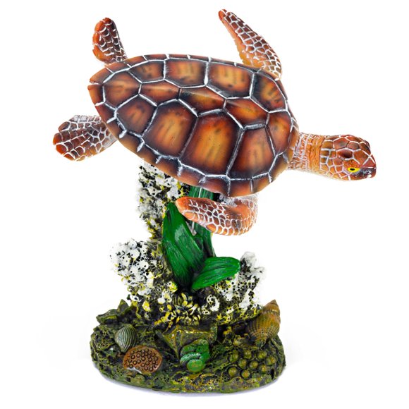 Escultura Penn-Plax Tortuga Marina de 7 cm para Acuario