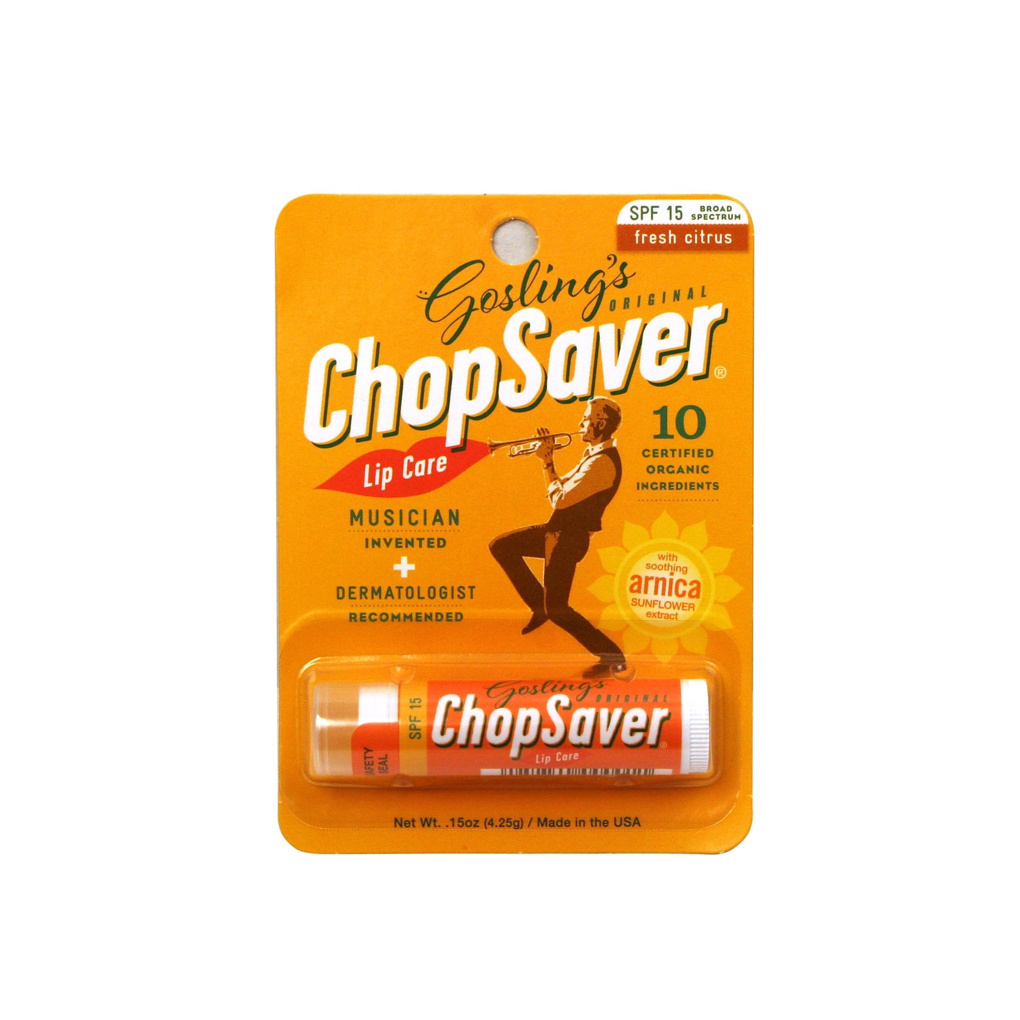 Bálsamo Labial Chopsaver Con Protector Solar Spf15 100% Natural