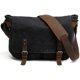 thumbnail image 1 of Bandolera HuaChen para hombre, de lona encerada para ordenador portátil de 15,6 pulgadas, 1 of 7