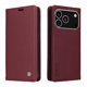 thumbnail image 4 of Funda Billetera de Cuero para iPhone 17 Pro con Tarjetero y Soporte - Tapa Magnética Rojo, 4 of 5