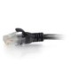 thumbnail image 2 of Cable Cat6 C2G 2,13 m Negro Antienredos (cumple con TAA), 2 of 3