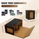 thumbnail image 2 of MTG Deck Box TimoVo Commander 200 cartas con doble funda, color negro, 2 of 7
