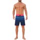 thumbnail image 2 of Pantalones Cortos de Verano para Hombre INSPIRE CHIC con Cintura de Cordón y Bloques de Color a Rayas 38 Azul Oscuro, 2 of 5