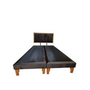 Diseños Valestrini - Cama Premiun King Felpa Chocolate