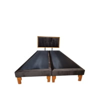 Diseños Valestrini - Cama Premiun King Felpa Chocolate