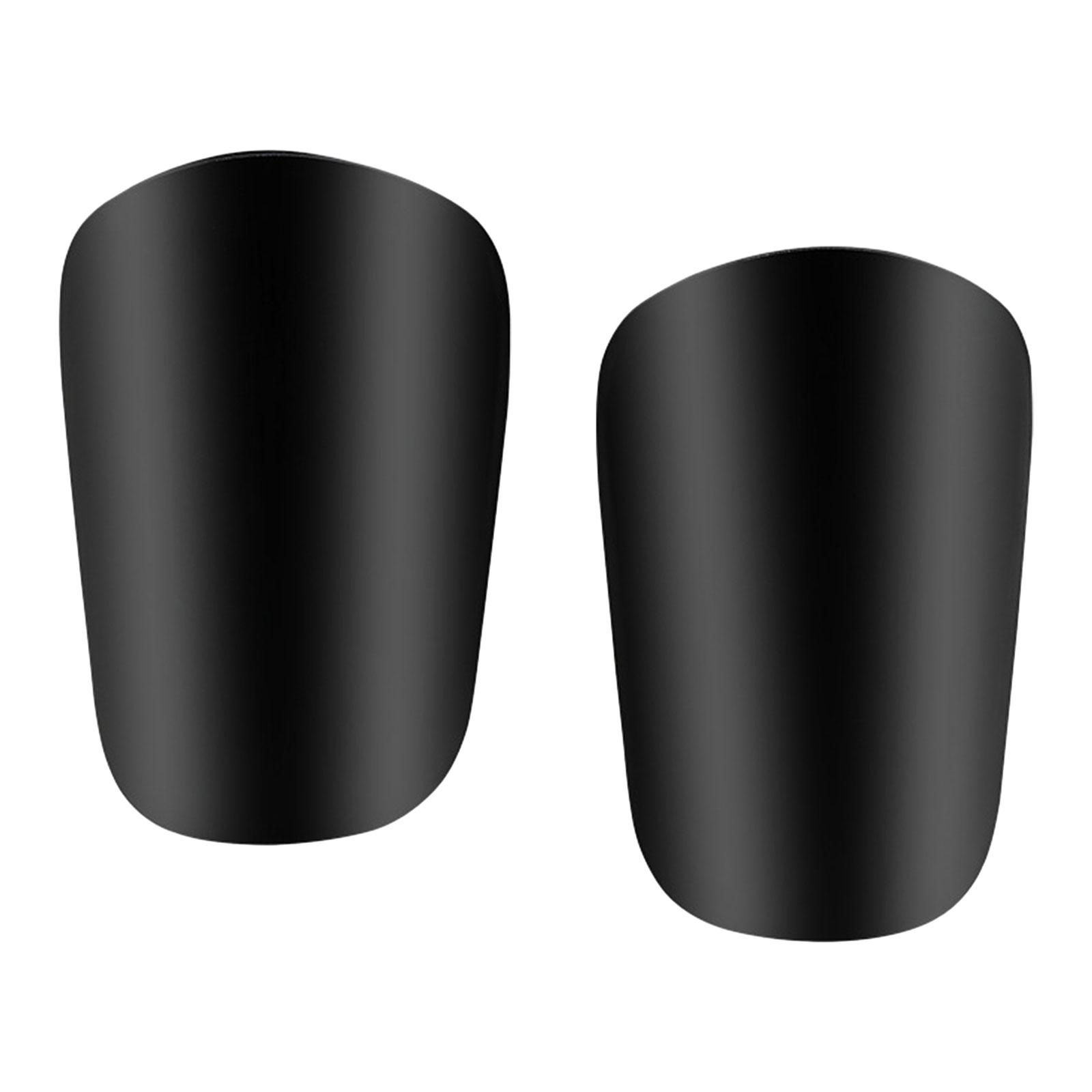 Magideal - 1 Par De Espinilleras De Fútbol, Espinilleras De Pierna, Rodilleras Absorbentes De Golpes, Espinilleras, Protectores De Pantorrilla Para Niños, Niñas, Negro 8X65X115Cm
