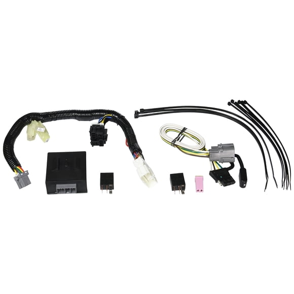 Arnés con conector en T Tekonsha Draw-Tite plano de 4 direcciones para Honda Pilot