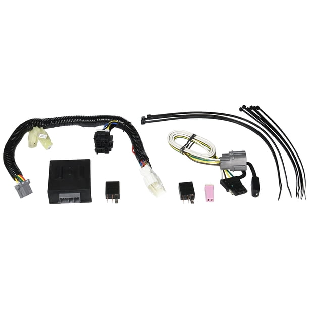 Arnés con conector en T Tekonsha Draw-Tite plano de 4 direcciones para Honda Pilot