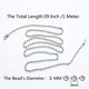thumbnail image 4 of Extensor de cadena para ventilador de techo de 1 m con 8 conectores, paquete de 4, 4 of 8