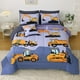 thumbnail image 2 of JQinHome Construcción Juegos de cama para niños,8 piezas cama en una bolsa 3D, 2 of 3