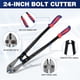 thumbnail image 2 of Cortador de pernos WORKPRO W017006A con mango bimaterial de 24 cm, 2 of 7