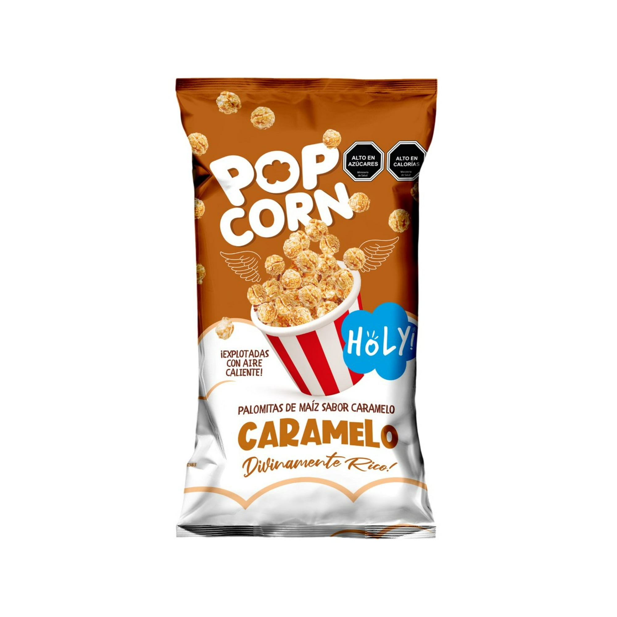 Popcorn Caramelo 140g Holy Pack 3 Unidades