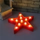thumbnail image 3 of Luz de Marquee en Forma de Estrella Pooqla LED a Batería Roja, 3 of 5