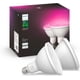 thumbnail image 1 of Bombilla LED inteligente Philips Hue 100 W PAR38 blanco/color, paquete de 2, 1 of 7